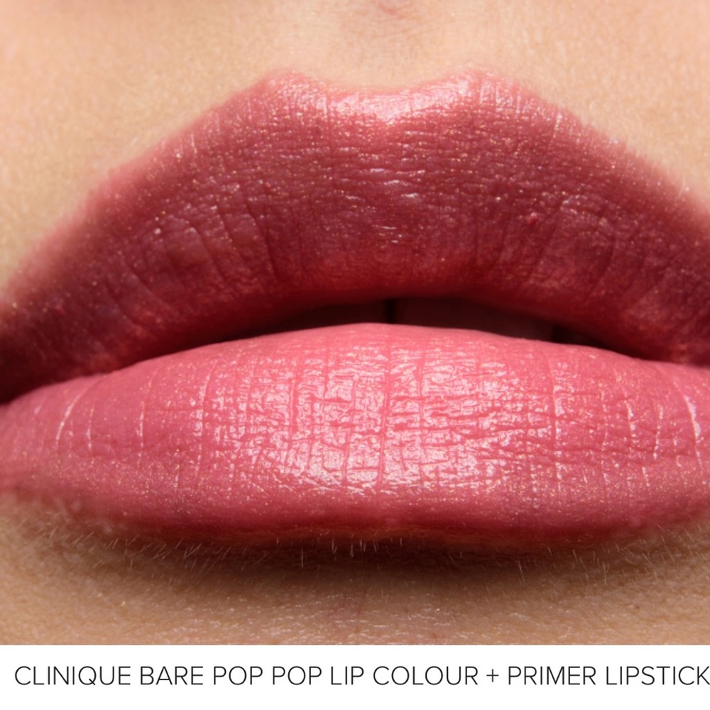 NEW Clinique Pop Lip Colour + Primer Lipstick in BARE POP